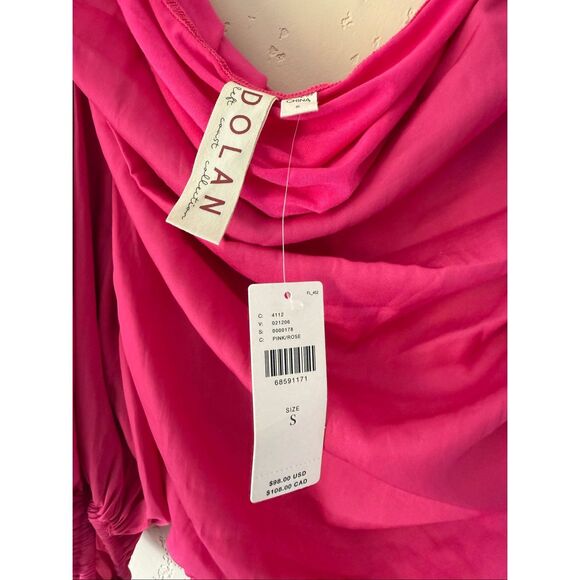 Anthropologie Dolan Ruched One-Shoulder Blouse - Picture 6 of 6